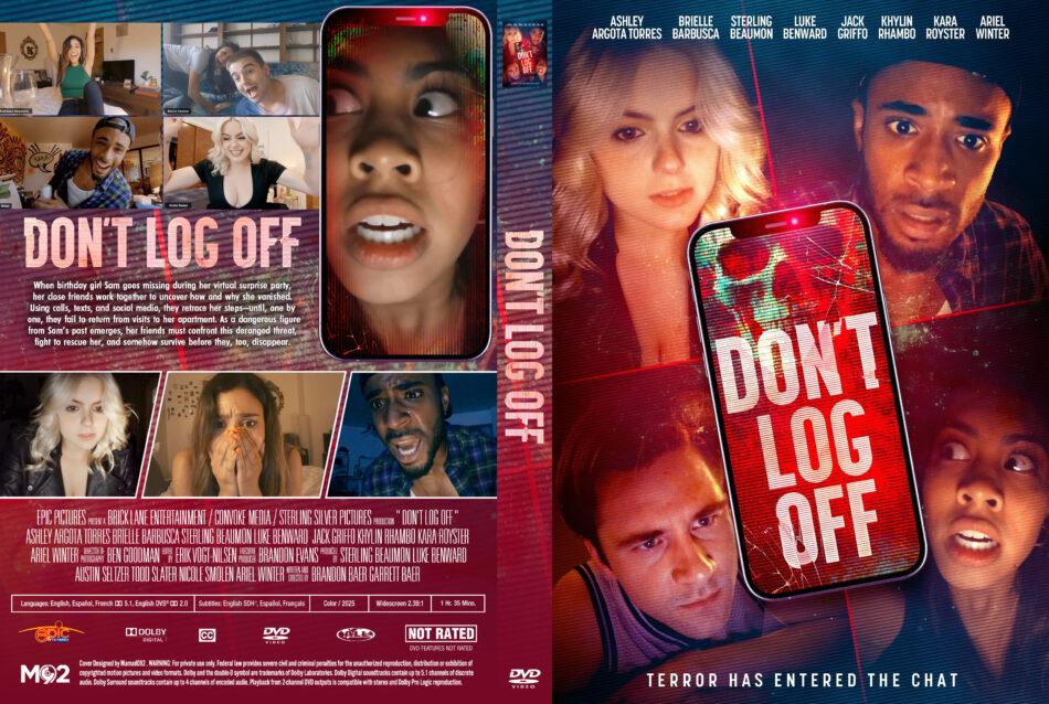 Don't Log Off (2025) R0 Custom DVD Cover - DVDcover.Com