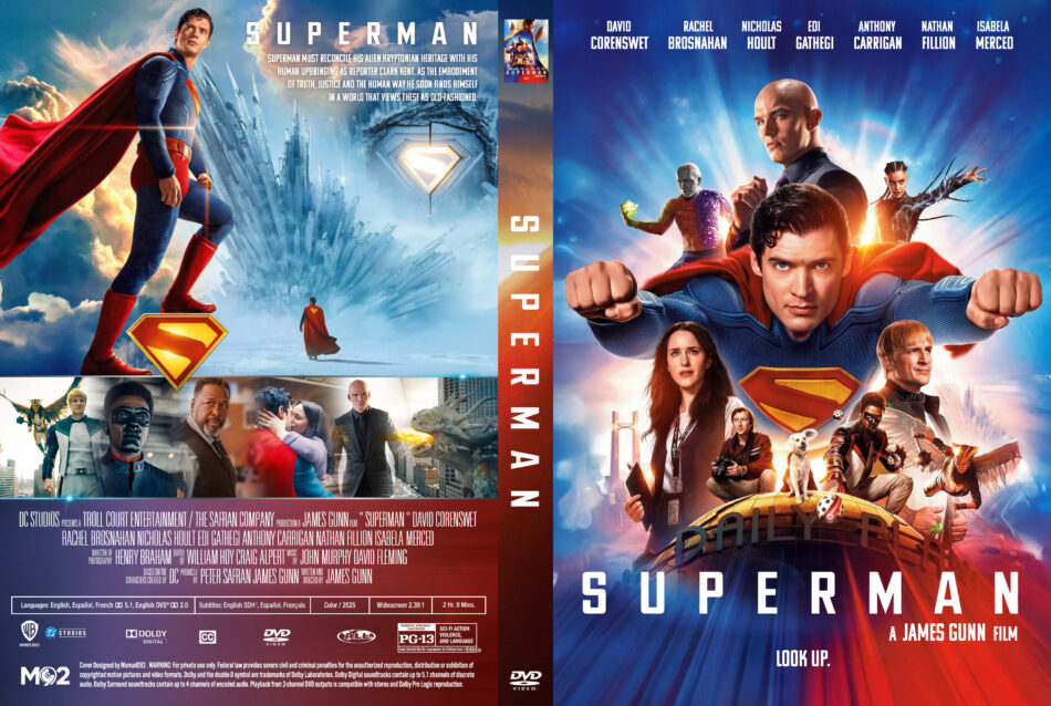 Superman (2025) R0 Custom DVD Cover - DVDcover.Com