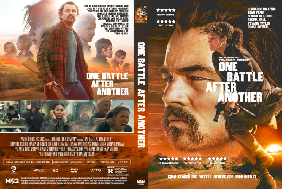 One Battle After Another R0 Custom DVD Cover - DVDcover.Com