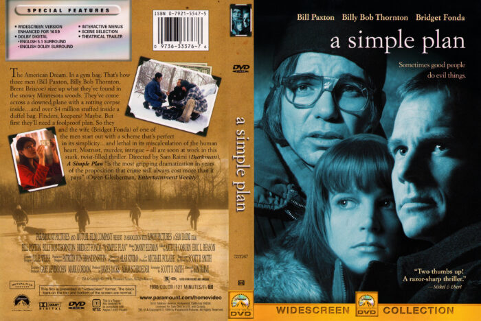 A Simple Plan (1998) R1 DVD Cover - DVDcover.Com