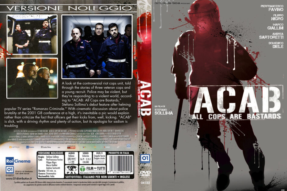 Acab All Cops Are Bastards 2012 R2 Movie Dvd Cd