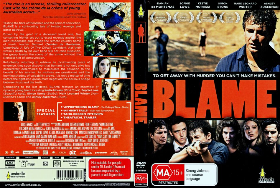 Blame 10 Ws R4 Movie Dvd Cd Label Dvd Cover Front Cover