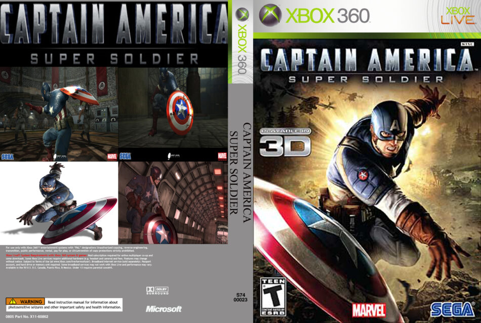 captain america video game xbox one