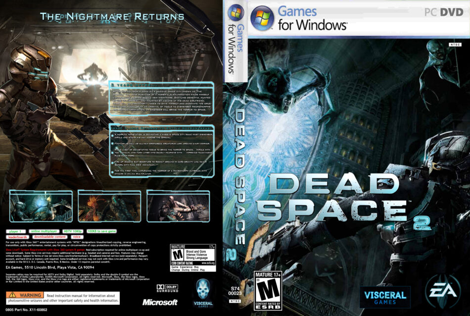 Dead Space 2 2011 Pc Games Cd Label Dvd Cover Front Cover