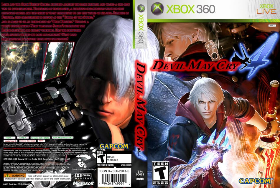 Resultado de imagem para Devil May Cry 4 Collection xbox 360 COVERS