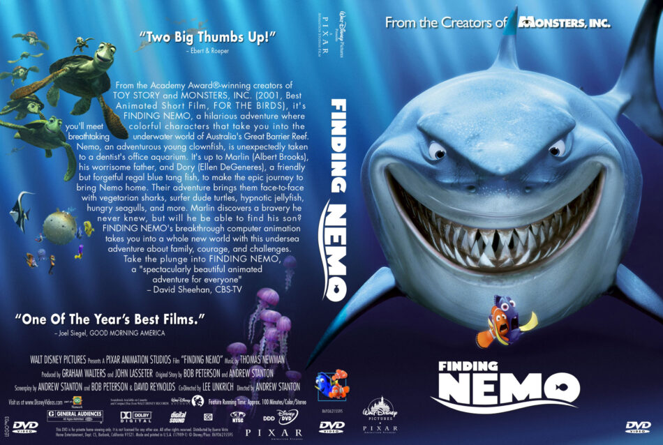 Finding Nemo 03 R1 Cartoon Dvd Cd Label Dvd Cover Front Cover