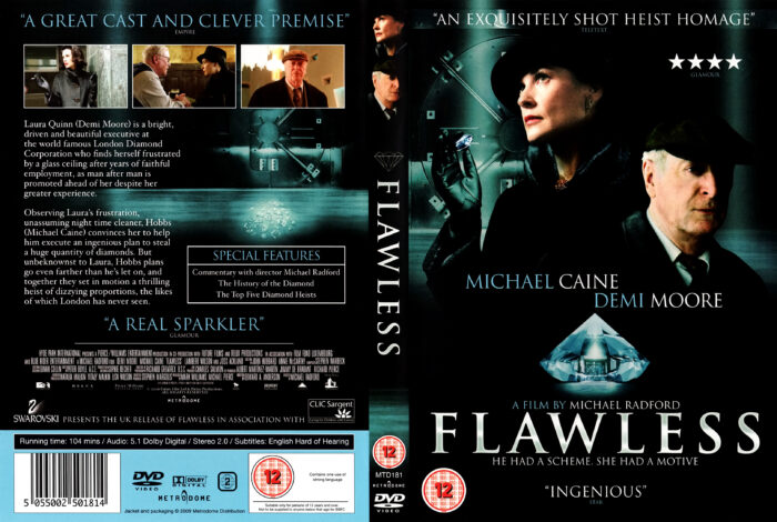 Flawless 2007 R2 Movie DVD CD Label DVD Cover Front Cover