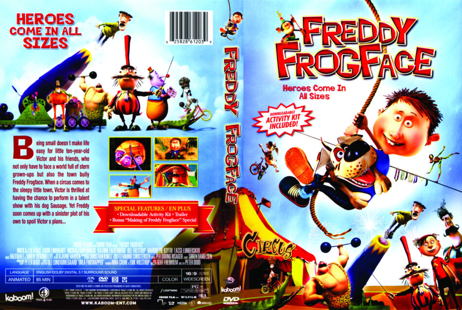 Freddy Frogface 2011 R1 Cartoon Dvd Cd Label Dvd Cover Front Cover