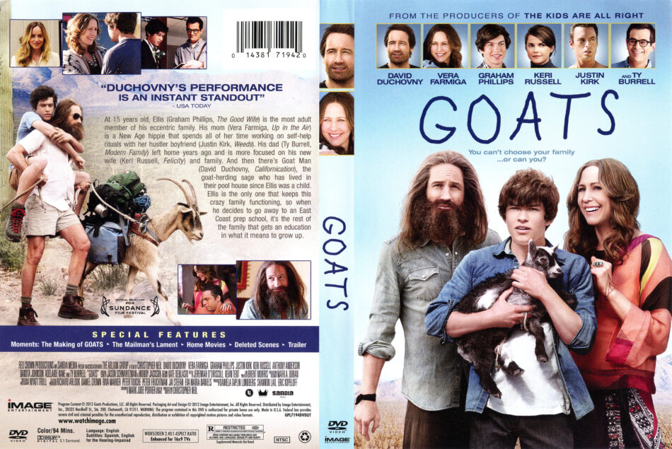 Goats 2012 R1 Movie Dvd Cd Label Dvd Cover Front Cover 