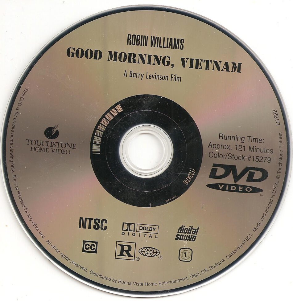 Good morning vietnam black. Доброе утро Вьетнам двд. Good morning Vietnam песня. Vietnam 1987 DVD Covers. Дивиди Рон.