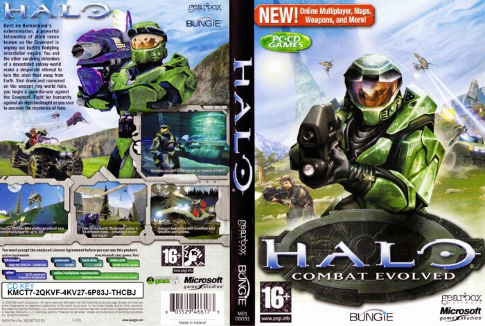 Halo Combat Evolved - PC Games - Front DVD Cover