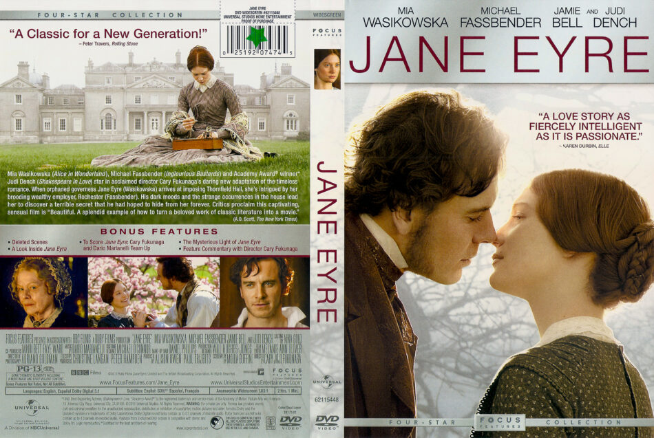 Jane Eyre (2011) WS R1 - Movie DVD - CD Label, DVD Cover ...