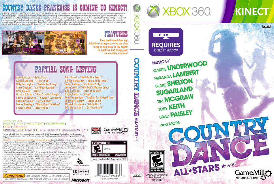 country dance xbox 360