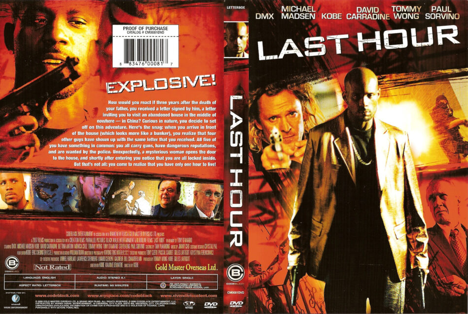 Last Hour (2008) WS R1 - Movie DVD - Front DVD Cover