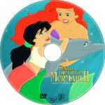 the little mermaid 2 dvd label