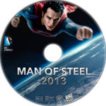 man of steel dvd label