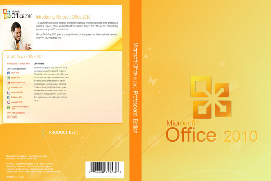 Microsoft Office 2010 CUSTOM | PC Software | CD Cover, DVD Cover, Front  Cover