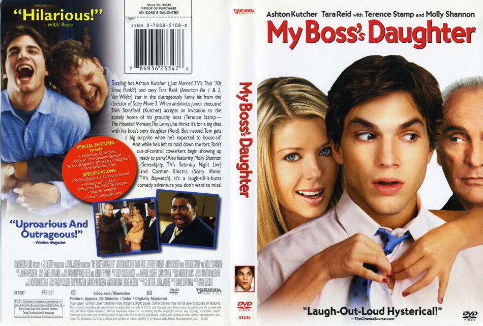 My Boss S Daughter 2003 R1 Movie Dvd Cd Label Dvd Cover Front Cover
