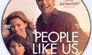 People Like Us (2012) R0 Custom DVD Label