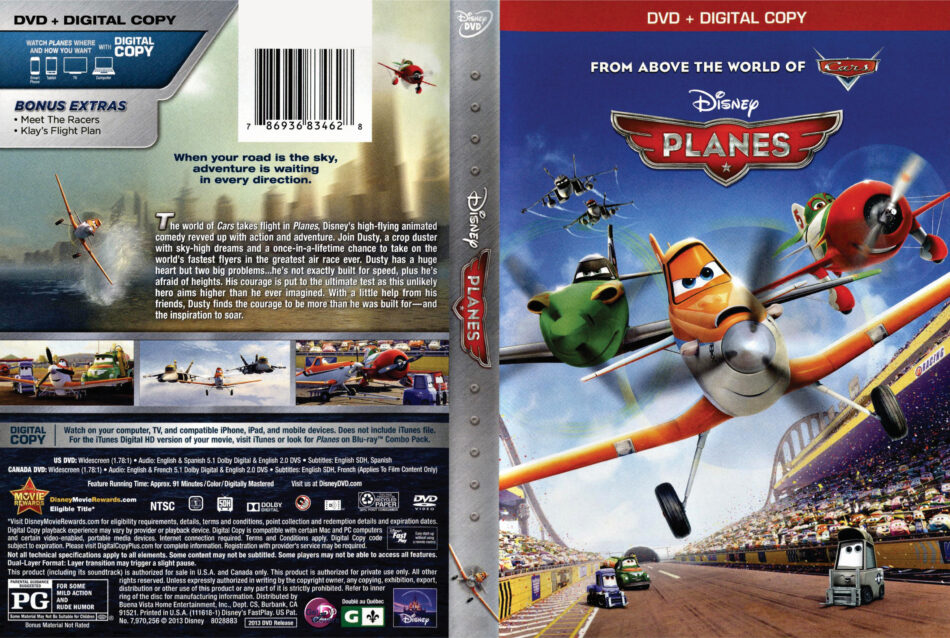 Planes Dvd Cover