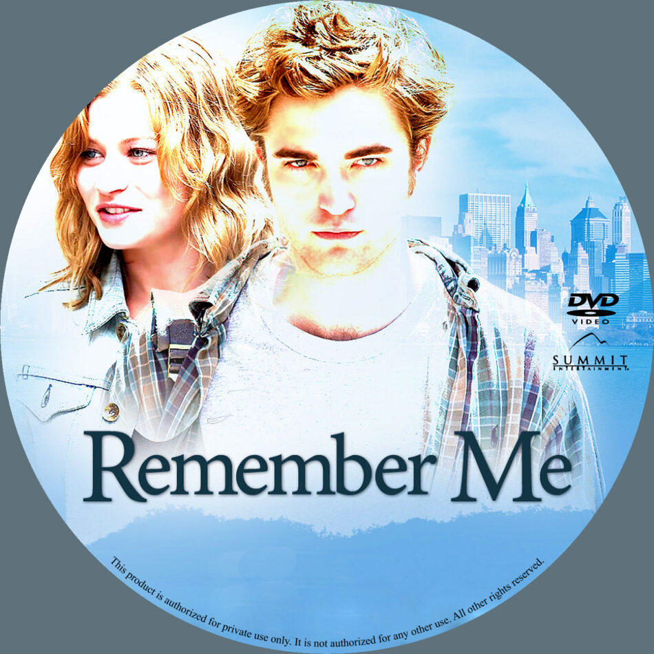 Remember Me 10 Ws R1 Movie Dvd Cd Label Dvd Cover Front Cover