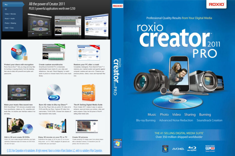 roxio creator business v10 dvd