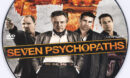 Seven Psychopaths (2012) R0 Custom DVD Label