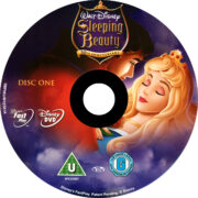 Sleeping Beauty (1959) PE R2 - Cartoon DVD - CD Label, DVD Cover, Front ...