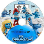 the smurfs 2 dvd label