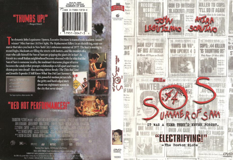 Книги биографии серийных убийц. Кровавое лето Сэма (1999). Sam DVD. Summer of Sam рецензии Midnight.