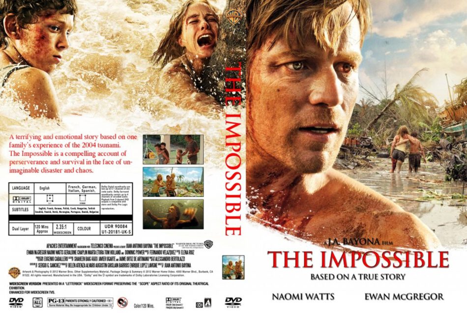 The Impossible (2012) R0 Custom - Movie DVD - Front DVD Cover