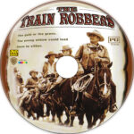 the train robbers dvd label