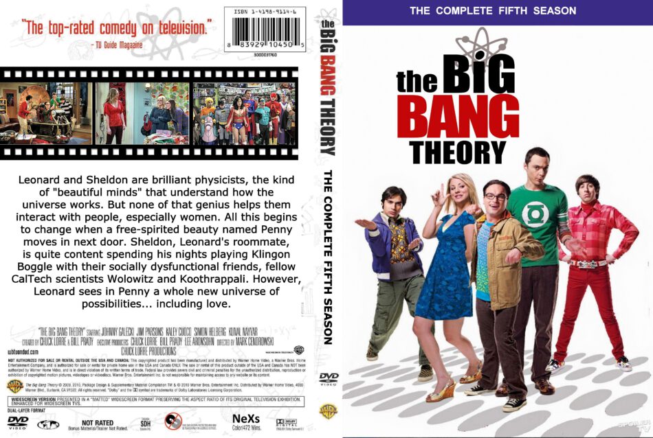 The Big Bang Theory: Season 5 | TV Series | Front DVD Cover