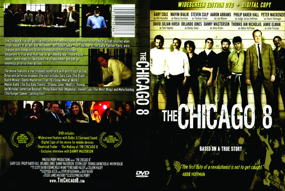 The Chicago 8 2011 WS R1 Movie DVD Front DVD Cover