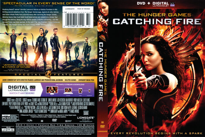the hunger games catching fire dvd cover
