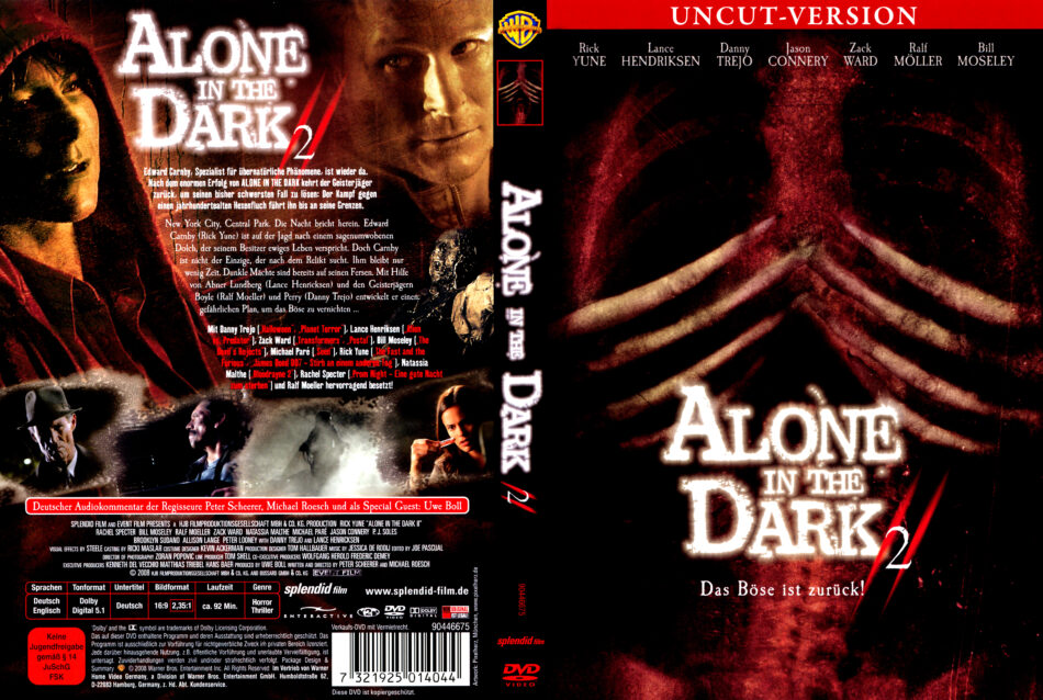 Alone in the Dark 2 dvd cover (2010) R2 German