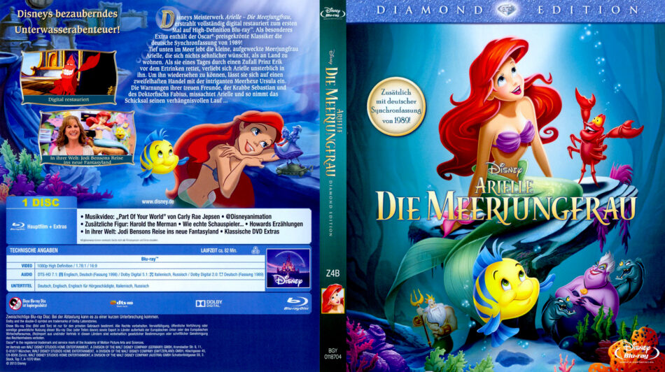 Arielle Die Meerjungfrau Blu Ray