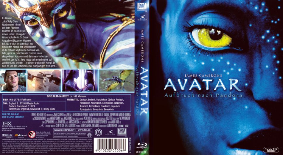 Avatar DVD Cover Art