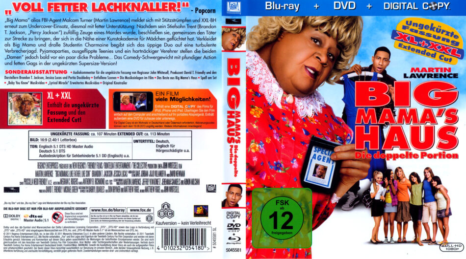 Big Mama's Haus Die doppelte Portion bluray dvd cover