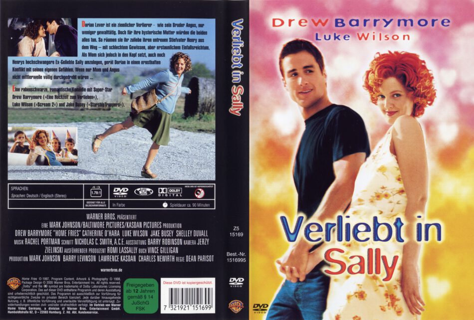Verliebt In Sally Dvd Cover Label 1998 R2 German