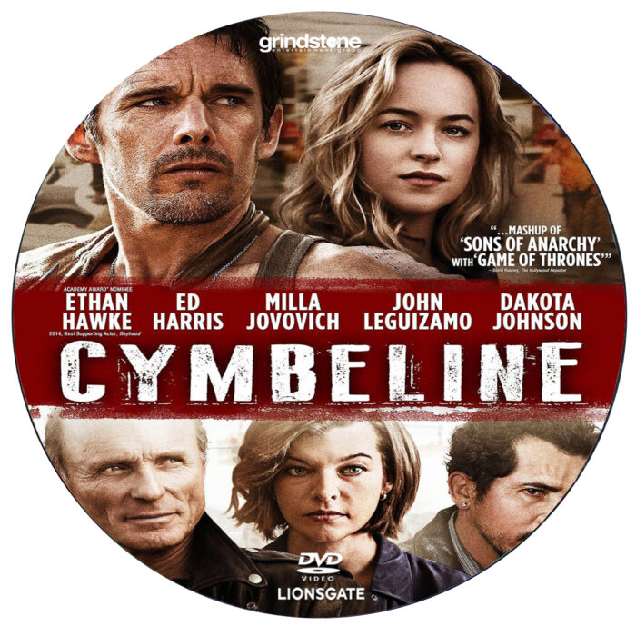 cymbeline dvd label