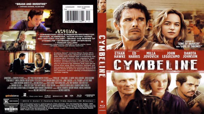 Cymbeline (Blu-Ray) dvd cover