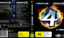 Fantastic 4/Fantastic 4: Rise Of The Silver Surfer (2009) R4 Blu-Ray DVD Cover