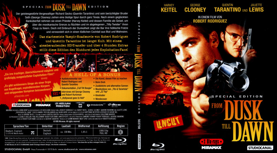 Image result for from dusk till dawn bluray