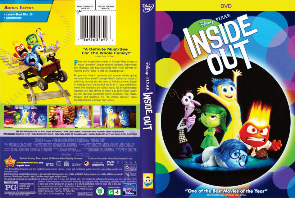 Inside Out DVD Cover (2015) R1