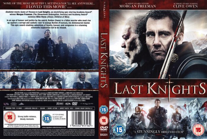 Last Knights DVD Cover & Label (2015) R2