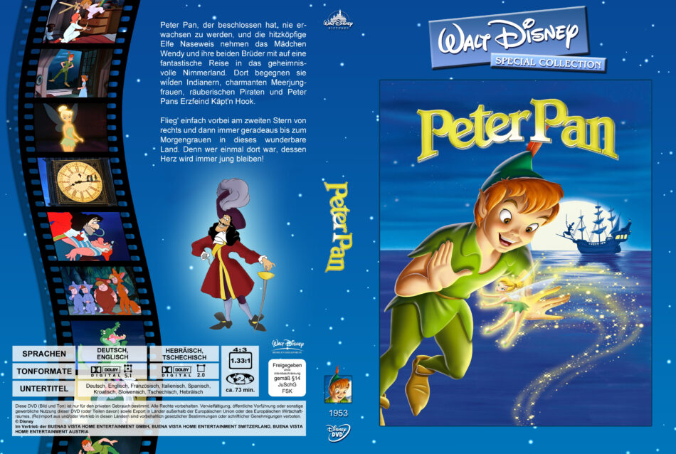 peter pan dvd cover