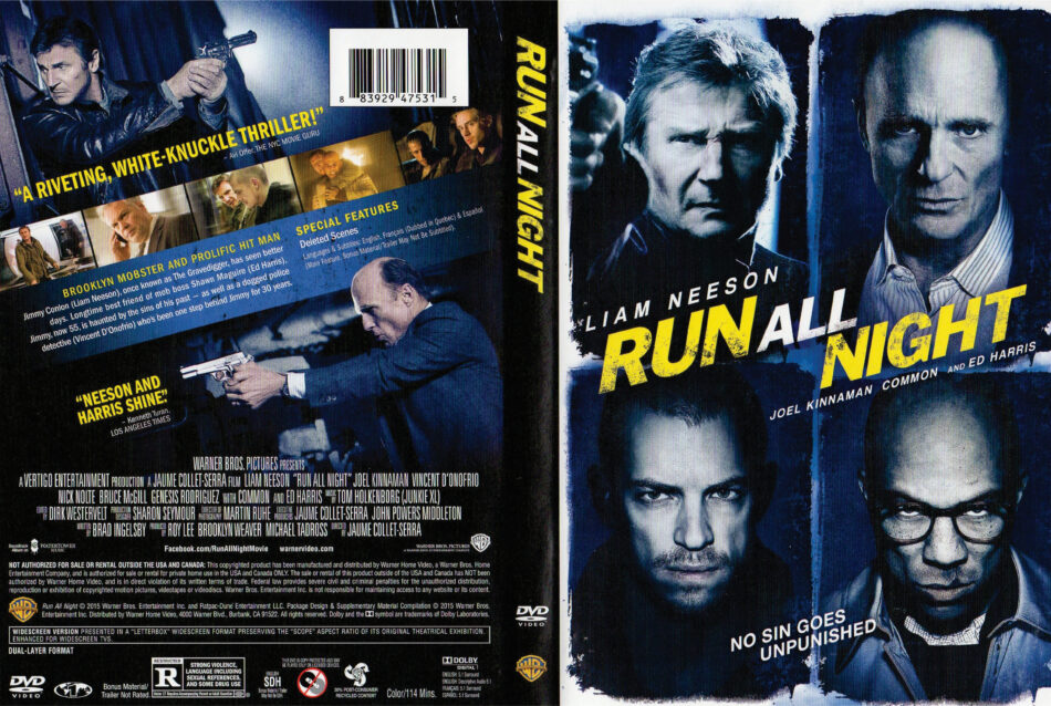 run all night dvd cover