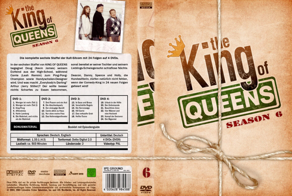 The King Of Queens Staffel 6 Dvd Cover 2003 R2 German