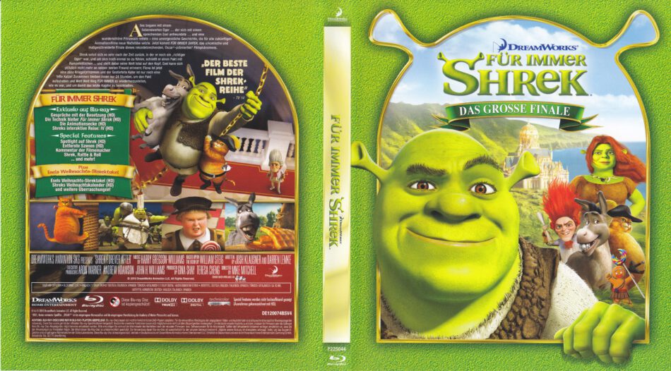 Für immer Shrek Blu-Ray DVD Cover (2010) R2 German